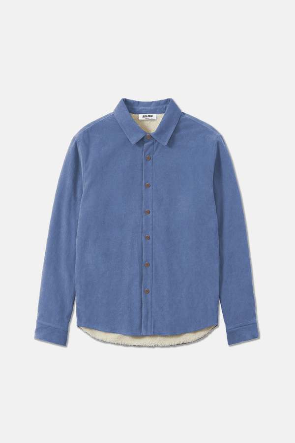Blue&Cream Best Sherpa Overshirt - Blue/Cream Blue&Cream Best Sherpa Overshirt - Blue/Cream