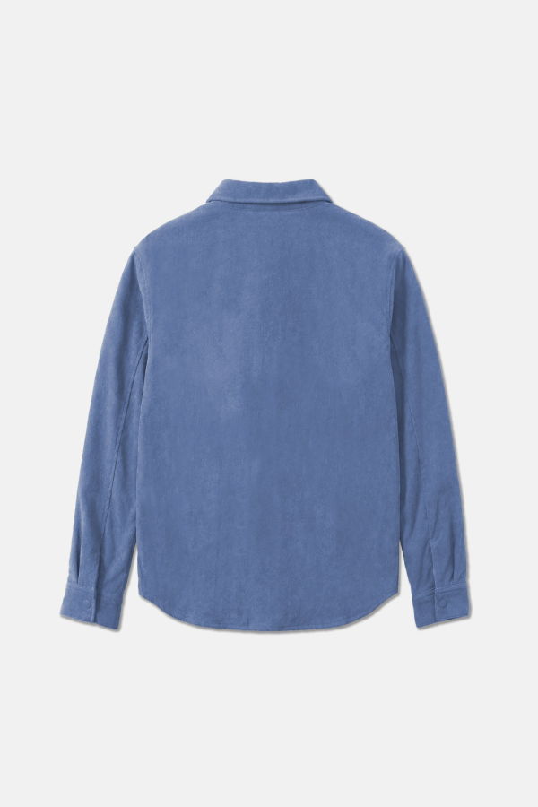 Blue&Cream Best Sherpa Overshirt - Blue/Cream