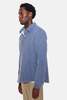 Blue&Cream Best Sherpa Overshirt - Blue/Cream - Thumbnail 4