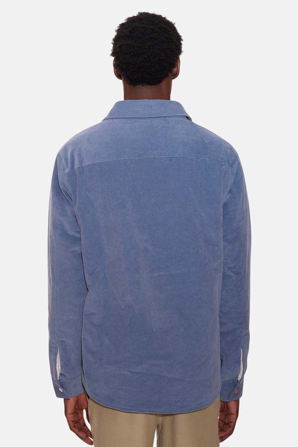 Blue&Cream Best Sherpa Overshirt - Blue/Cream