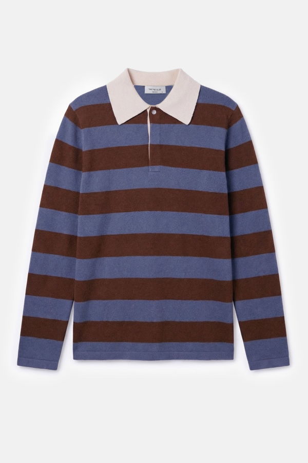The Tile Club Clyde Rugby Oversized Cashmere Sweater