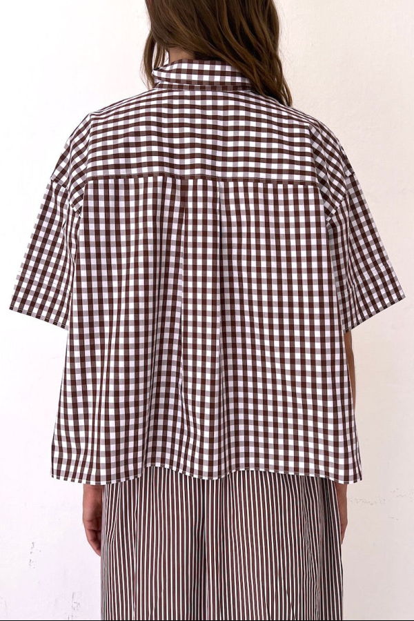 CUANTICO SS Polo Shirt - Vichy Brown