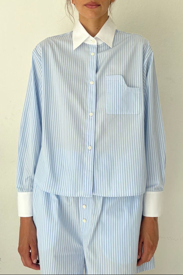 CUANTICO Milano Shirt - Sky Blue