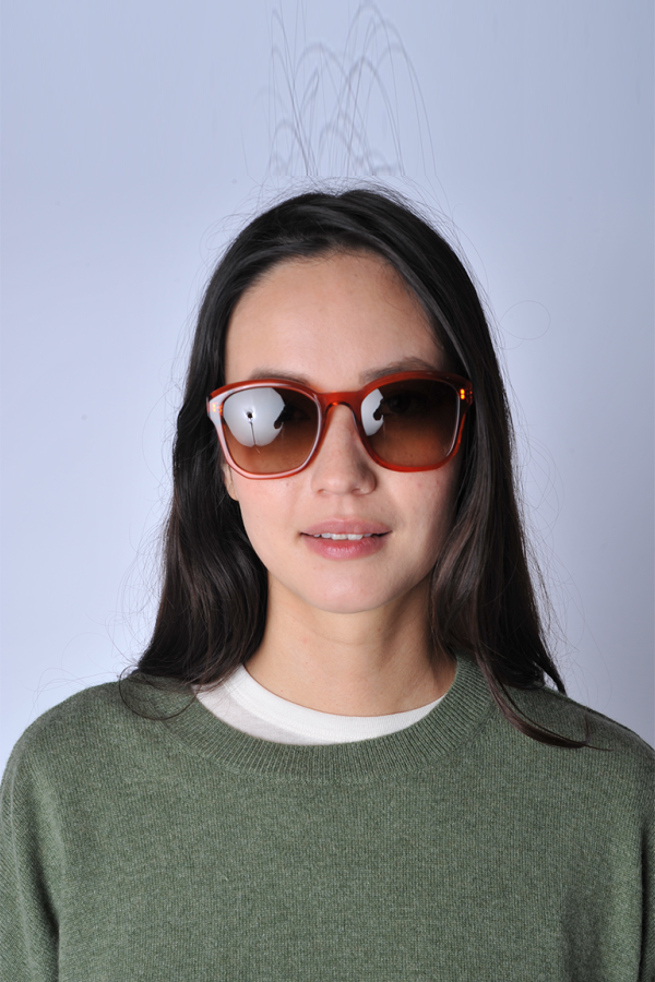 Eva Masaki BQE Foxy Sunglasses - Orange