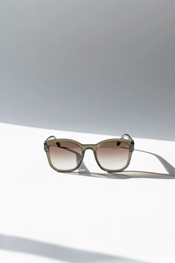 Eva Masaki BQE Turtle Sunglasses - Olive