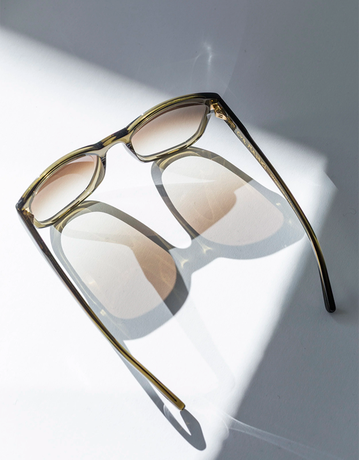 Eva Masaki BQE Turtle Sunglasses - Olive - Image 2 of 2