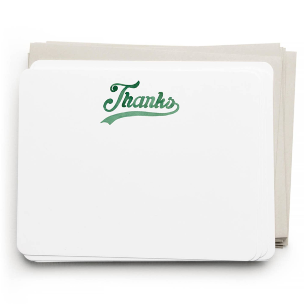 E. Frances Paper Varsity Thanks Note Set Cards E. Frances Paper Varsity Thanks Note Set Cards