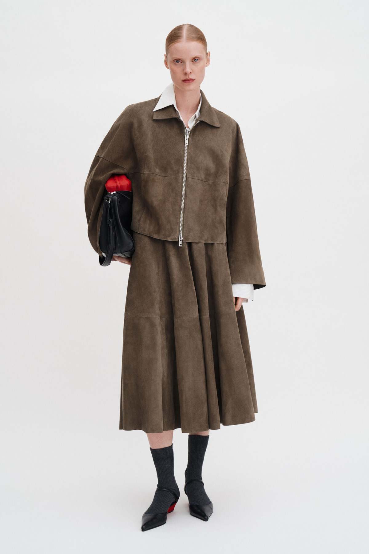 Filippa K Suede Coach Jacket - Image 4 of 4