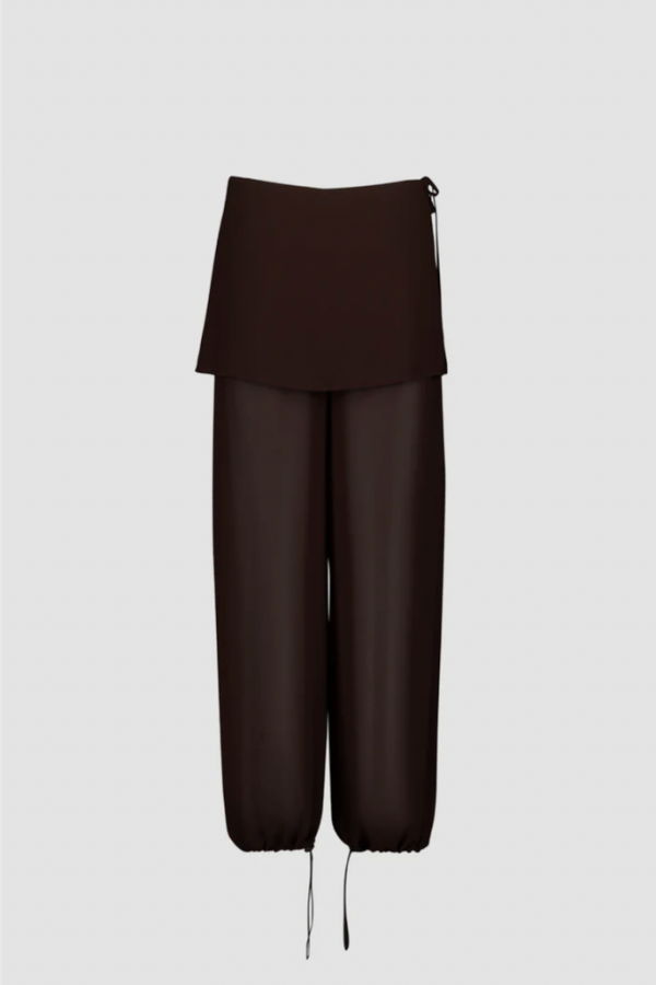 SAEMDI Eliza Overskirt Trousers - Navy