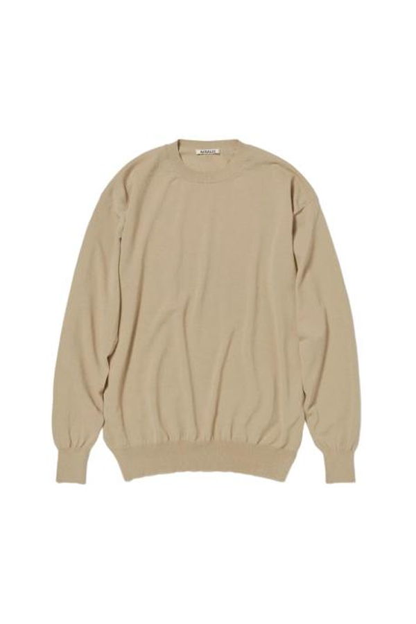 Auralee Sweatshirt - Light Beige