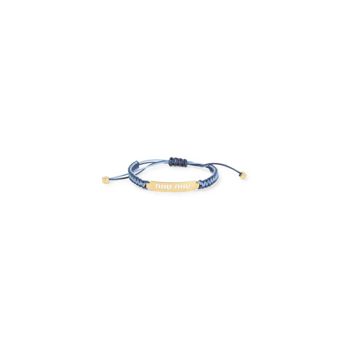 MIU MIU Cord Bracelet - Oro Celeste Blu - Image 2 of 5