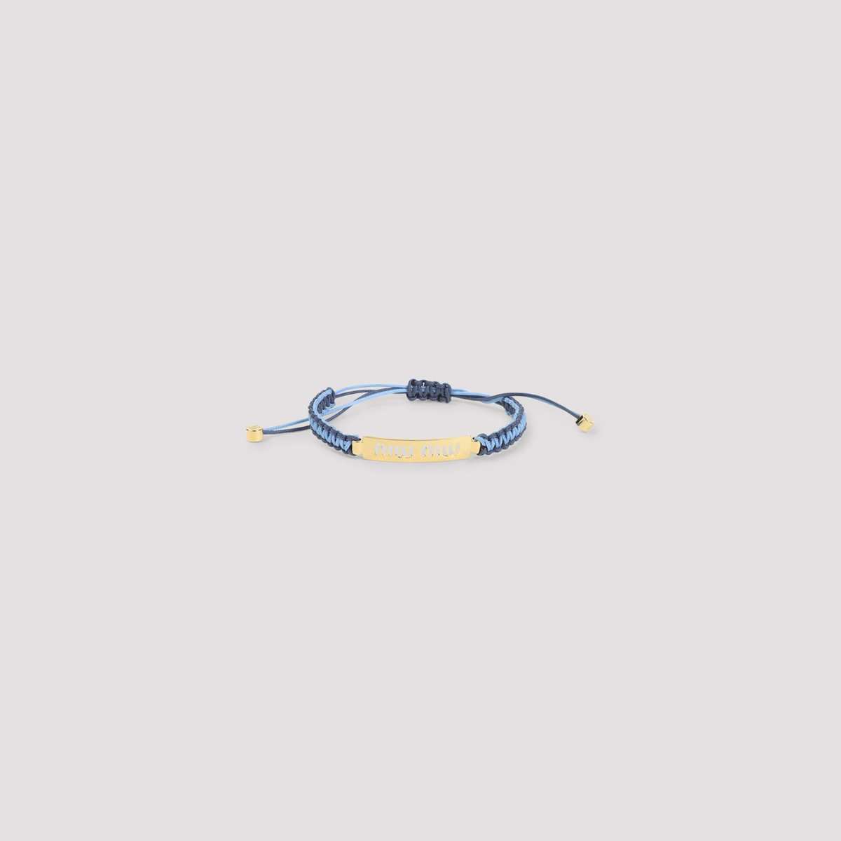 MIU MIU Cord Bracelet - Oro Celeste Blu - Image 3 of 5