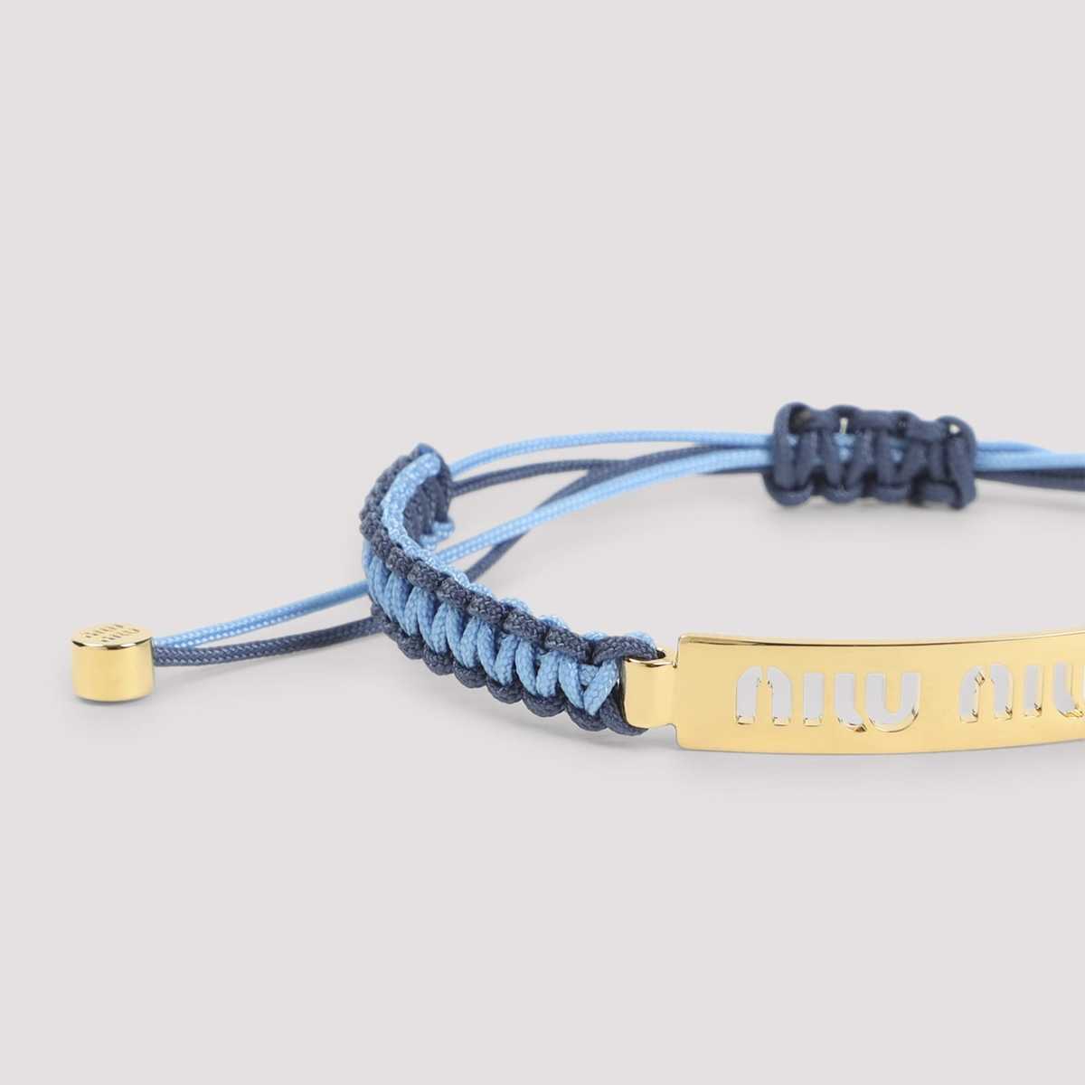 MIU MIU Cord Bracelet - Oro Celeste Blu - Image 5 of 5