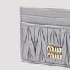 MIU MIU Lamb Leather Cardholder - Glicine - Thumbnail 5