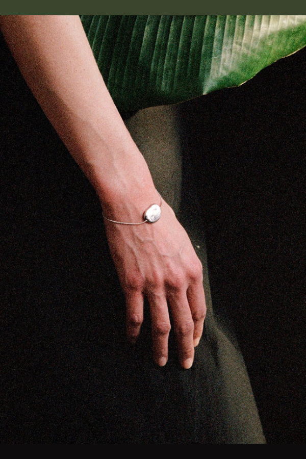 ABOAB Bean Bracelet - Silver