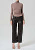 Citizens of Humanity Faye Vintage Straight Pants - Chocolate - Thumbnail 2