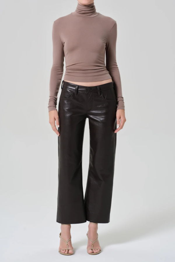 Citizens of Humanity Faye Vintage Straight Pants - Chocolate