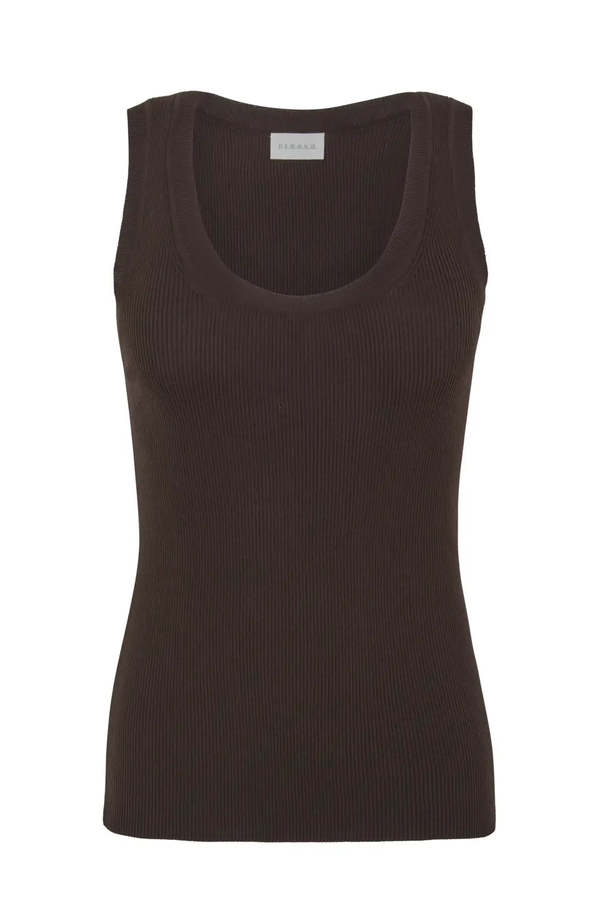 P.A.R.O.S.H. Knit Tank Top - Brown