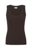 P.A.R.O.S.H. Knit Tank Top - Brown - Thumbnail 1