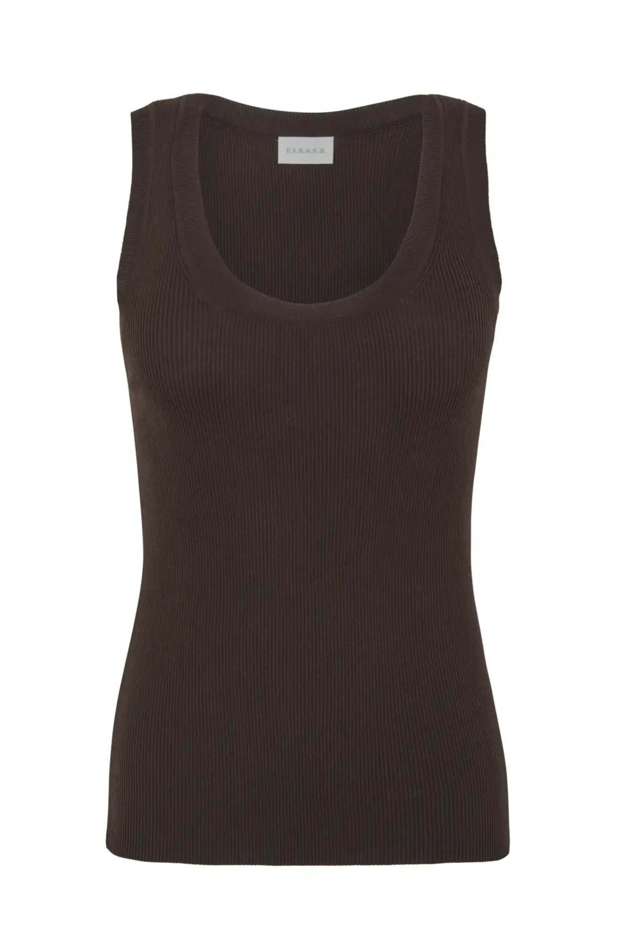 P.A.R.O.S.H. Knit Tank Top - Brown - Image 1 of 1