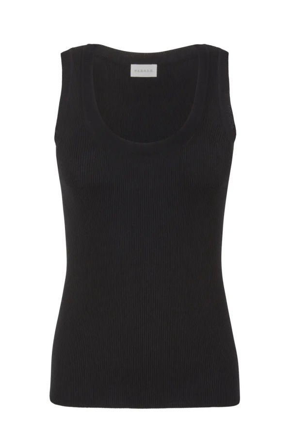 P.A.R.O.S.H. Knit Tank - Nero