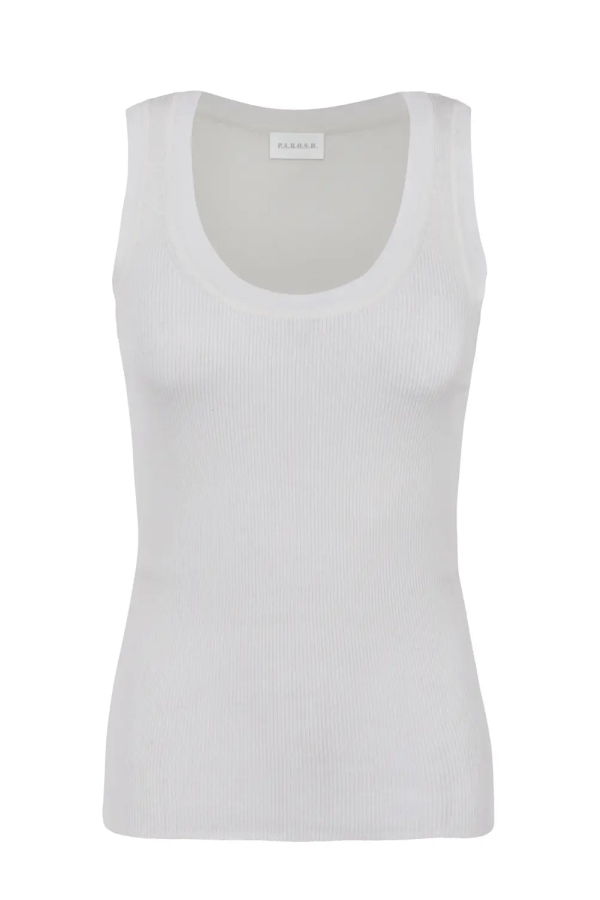 P.A.R.O.S.H. Knit Tank - Panna