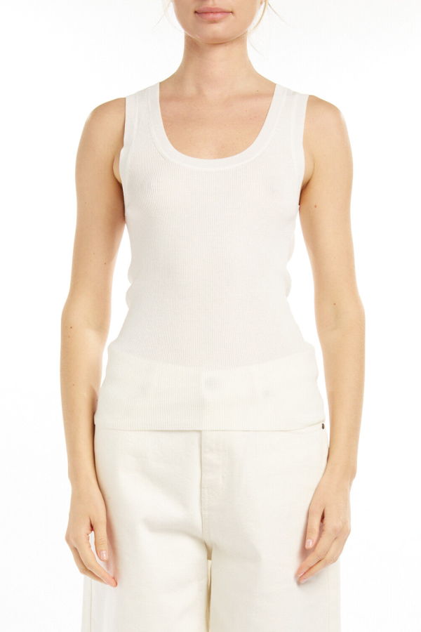 P.A.R.O.S.H. Knit Tank - Panna