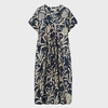 TOAST Crockery Print Dress - Smalt - Thumbnail 4
