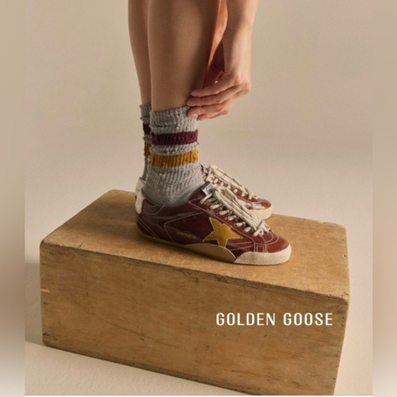 Golden Goose High Ribbed Stripe Socks