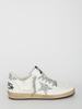 Golden Goose Ball Star Sneakers - White Silver - Thumbnail 1