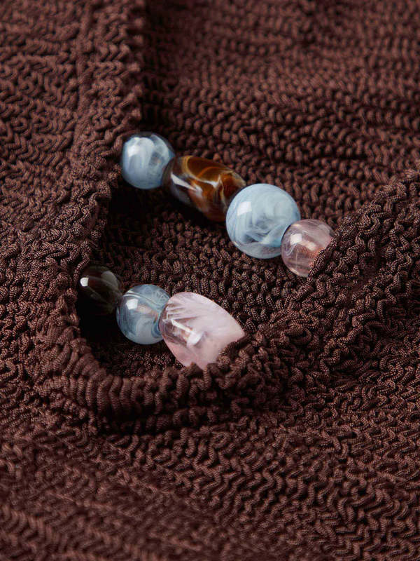 Hunza G Adriana Beaded Swimsuit