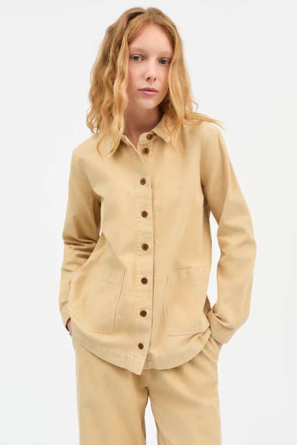 skall studio Jin Overshirt - Noisette