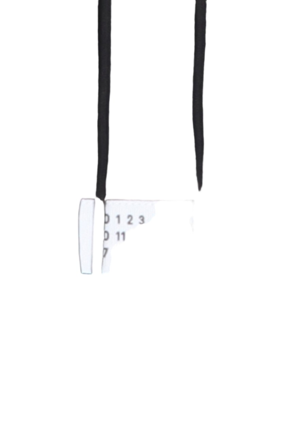 Maison Margiela Distinctive Graphic Detail Hoodie - Black