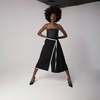 London Atelier Byproduct Asymmetrical Culottes with Wrap Detail - Thumbnail 4
