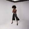 London Atelier Byproduct Asymmetrical Culottes with Wrap Detail - Thumbnail 6