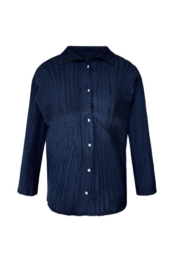 London Atelier Byproduct Multi Way Pleated Blouse - 