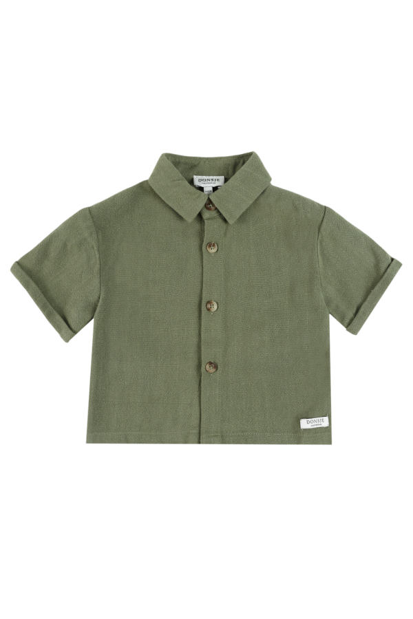 KIDS Donsje Brammie Shirt - Jade Green