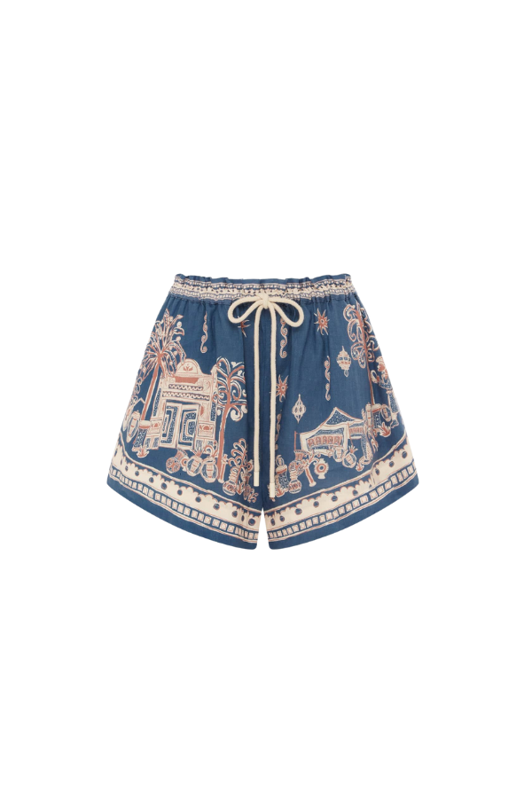ALEMAIS Acacia Short Shorts - Blue