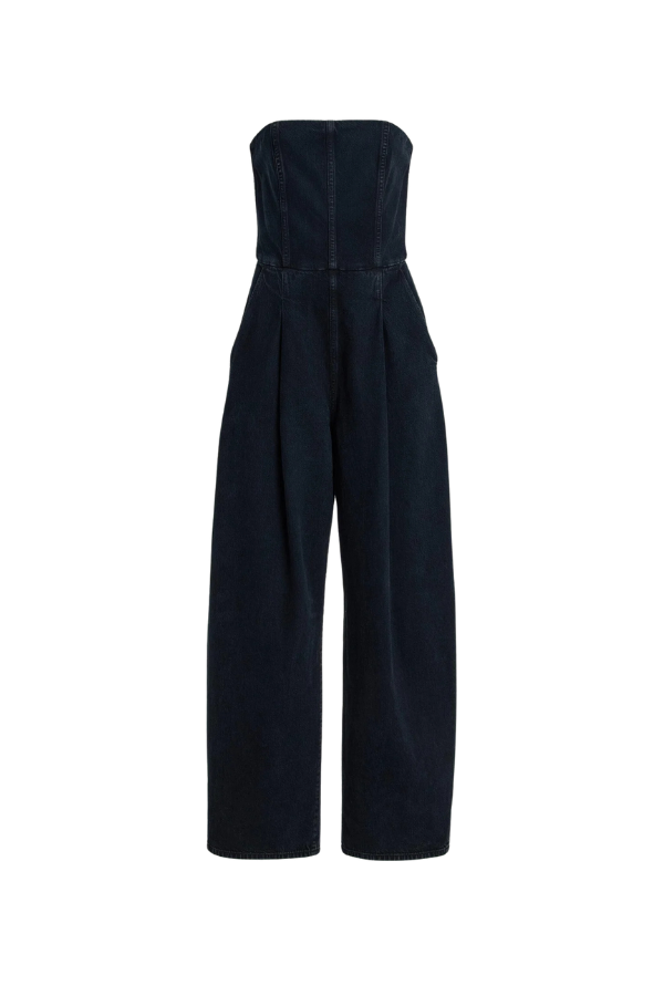 AGOLDE Agyness Jumpsuit in Illusion - Charcoal