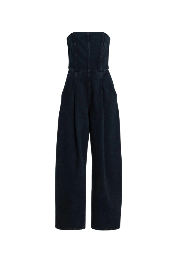 AGOLDE Agyness Jumpsuit in Illusion - Charcoal