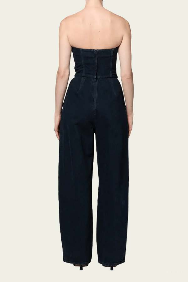 AGOLDE Agyness Jumpsuit in Illusion - Charcoal
