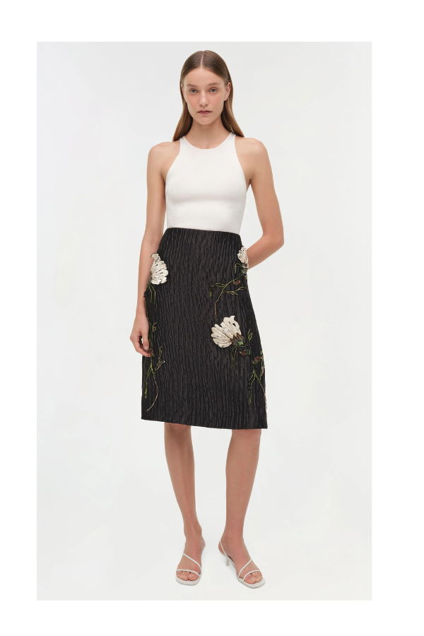 Jonathan Simkhai Arla Midi Skirt