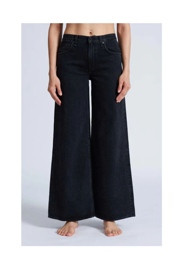 ASKK NY Atomic Wide Leg Jeans - Black