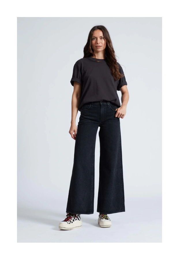 ASKK NY Atomic Wide Leg Jeans - Black