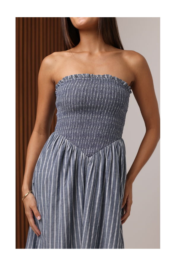 Shore Bella Dress - Shoreline Stripe