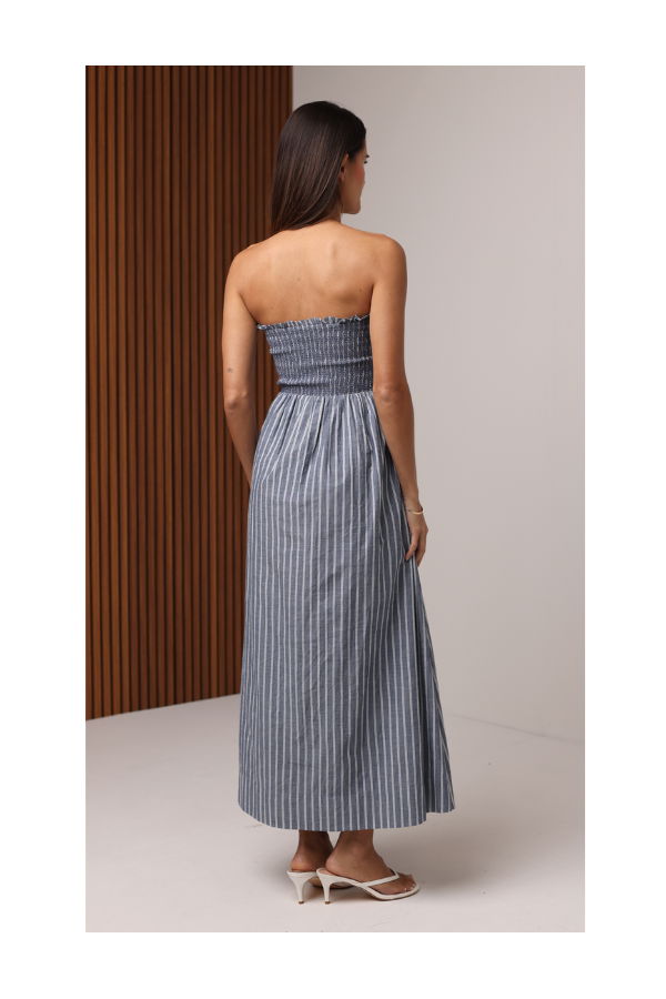 Shore Bella Dress - Shoreline Stripe