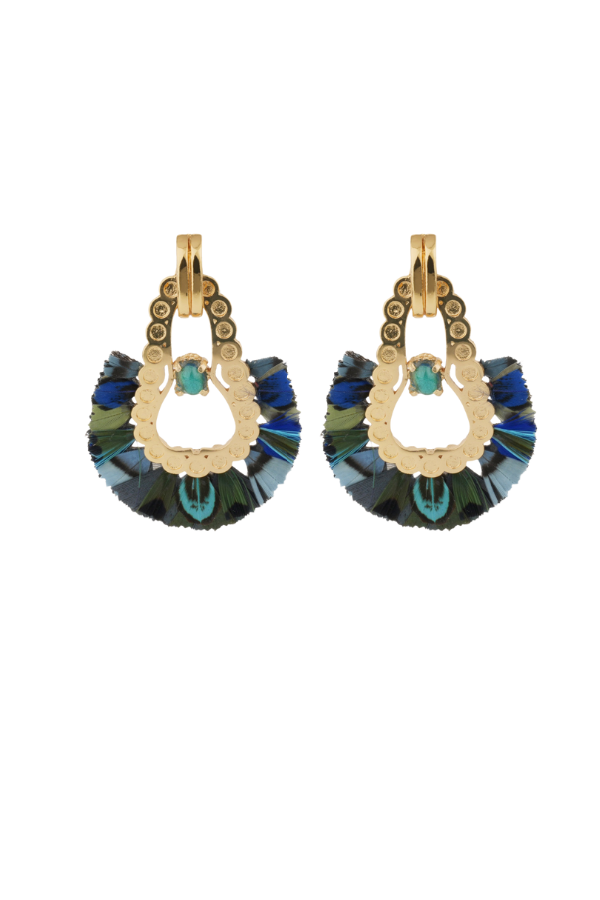 Gas Bijoux Fortaleza Plume Earrings