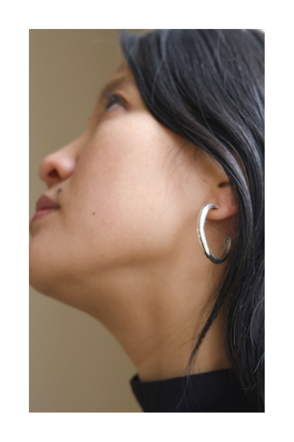 Odette New York Bon Hoops in Sterling Silver Earrings