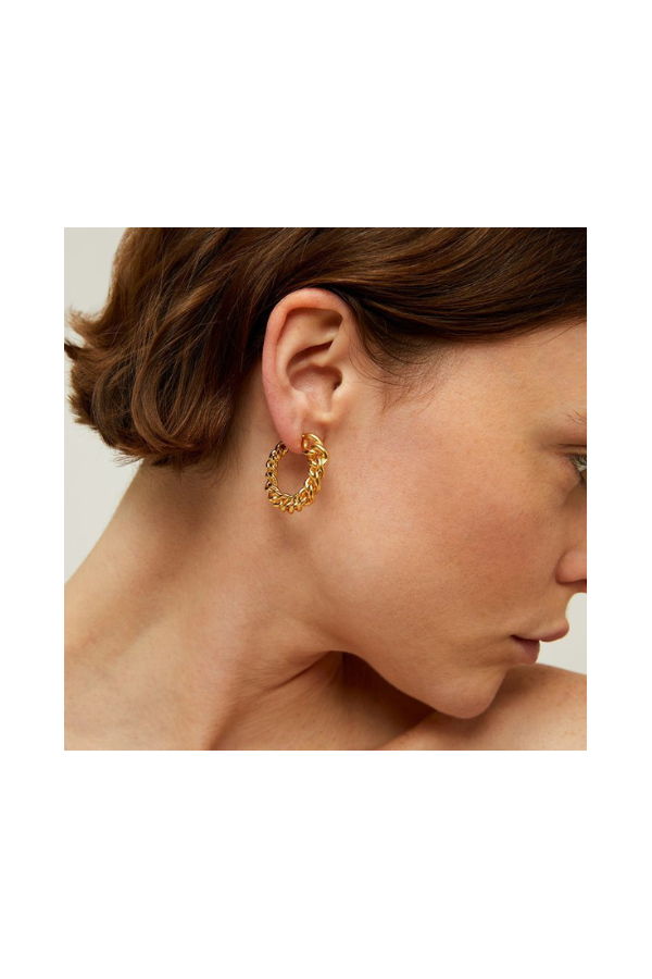 Gas Bijoux Bronxy Creole Earrings