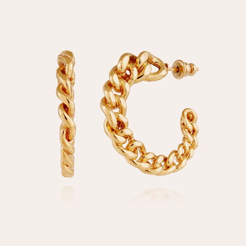 Gas Bijoux Bronxy Creole Earrings